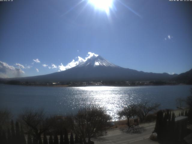河口湖からの富士山
