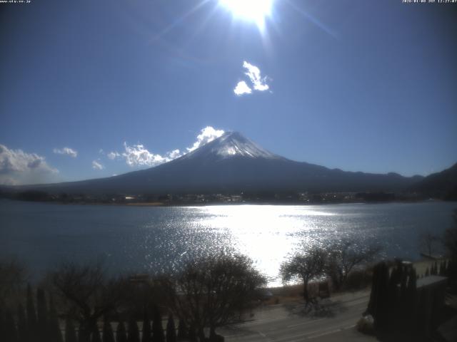 河口湖からの富士山