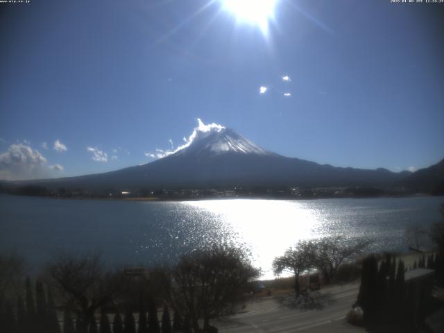 河口湖からの富士山