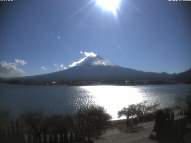 河口湖からの富士山