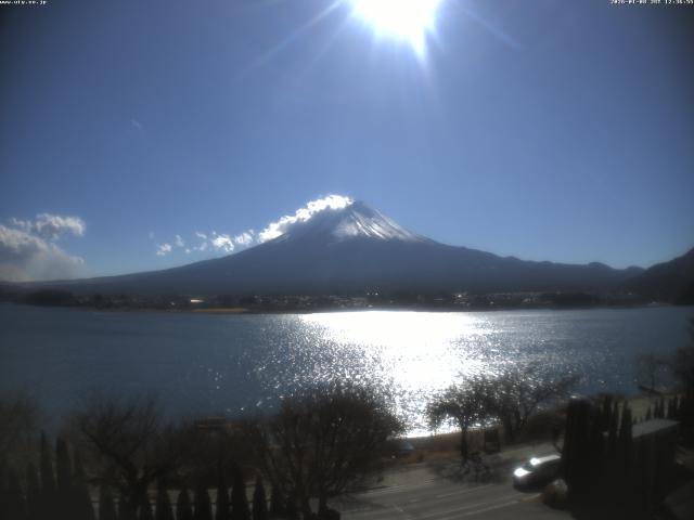 河口湖からの富士山