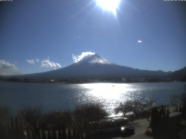 河口湖からの富士山