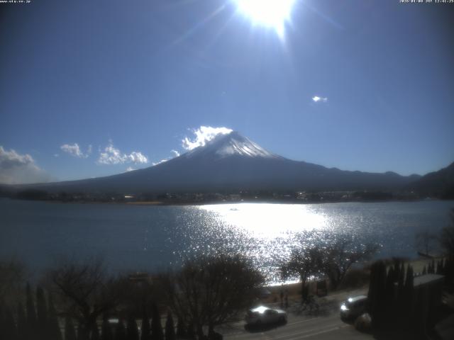 河口湖からの富士山