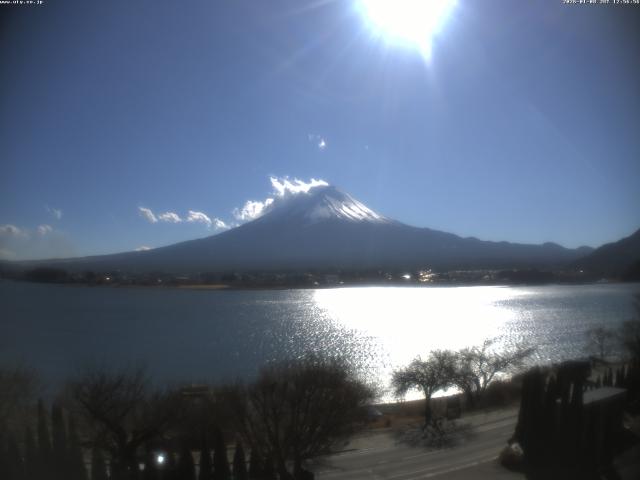 河口湖からの富士山