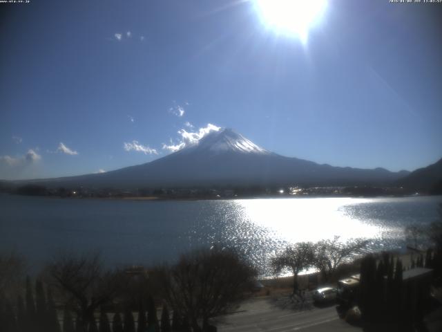 河口湖からの富士山