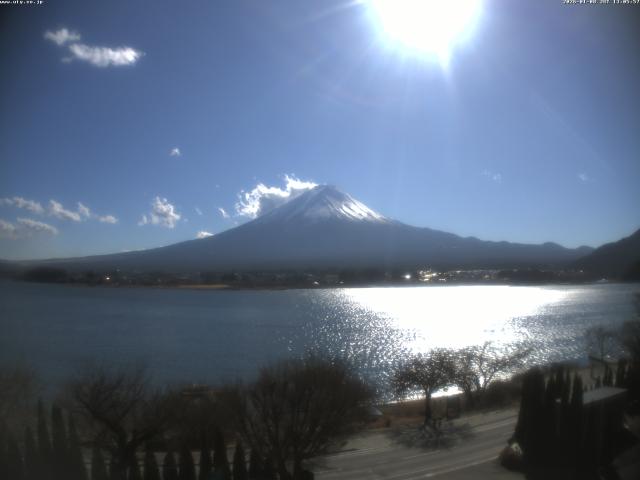 河口湖からの富士山