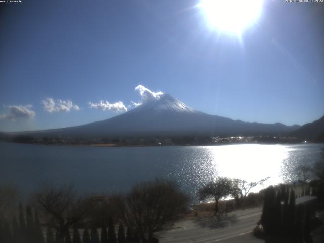 河口湖からの富士山