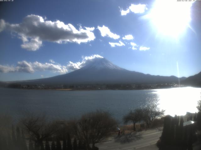 河口湖からの富士山