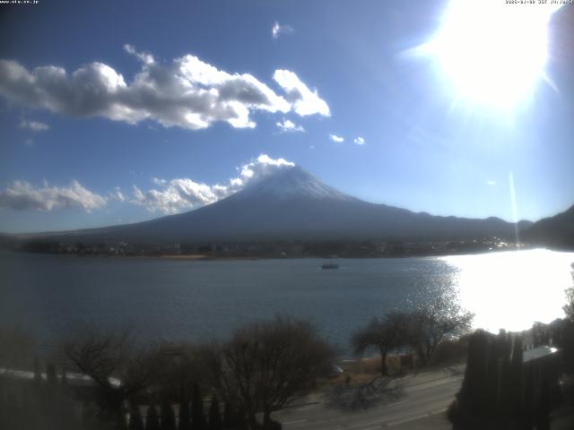河口湖からの富士山