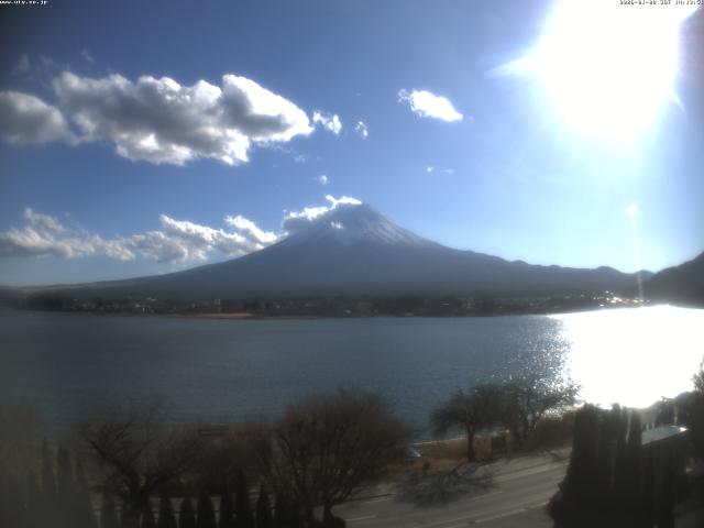 河口湖からの富士山