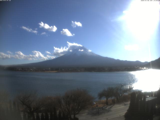 河口湖からの富士山