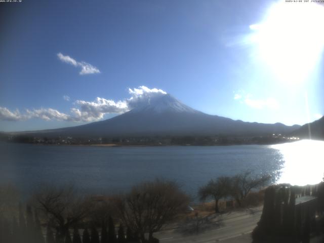 河口湖からの富士山