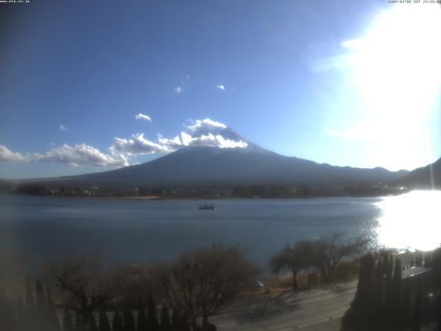 河口湖からの富士山