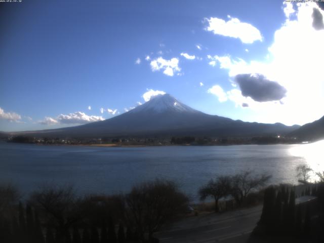河口湖からの富士山