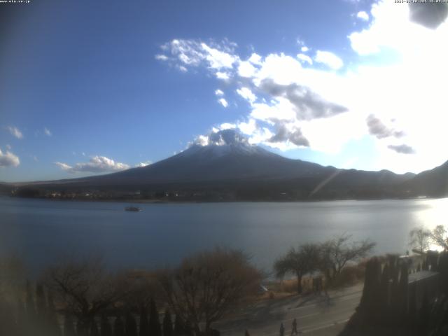 河口湖からの富士山