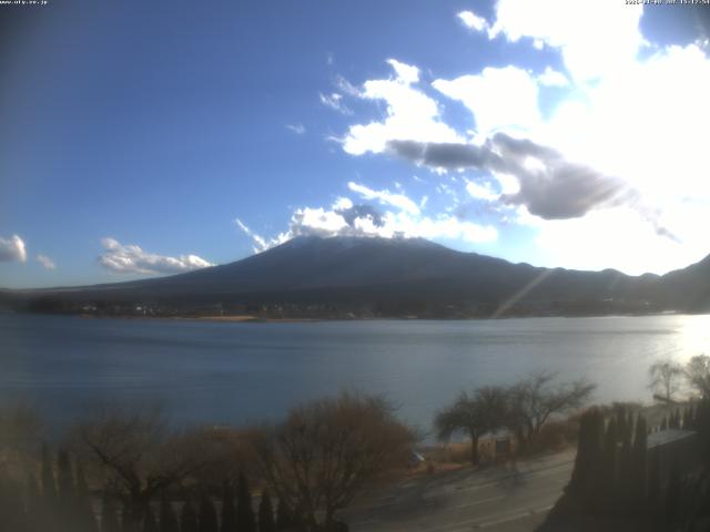 河口湖からの富士山