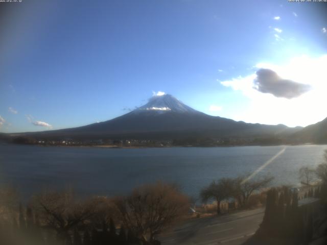 河口湖からの富士山