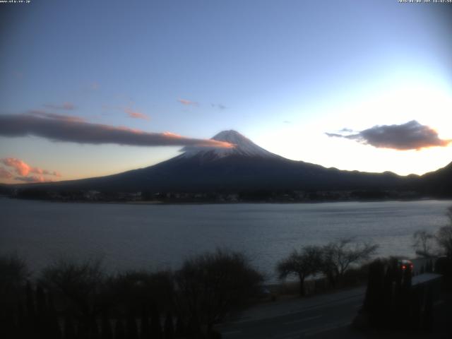 河口湖からの富士山