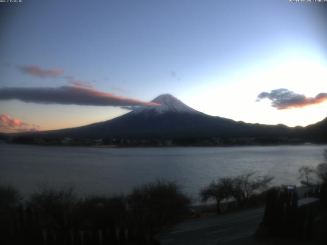 河口湖からの富士山