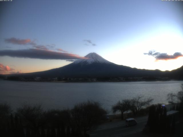 河口湖からの富士山