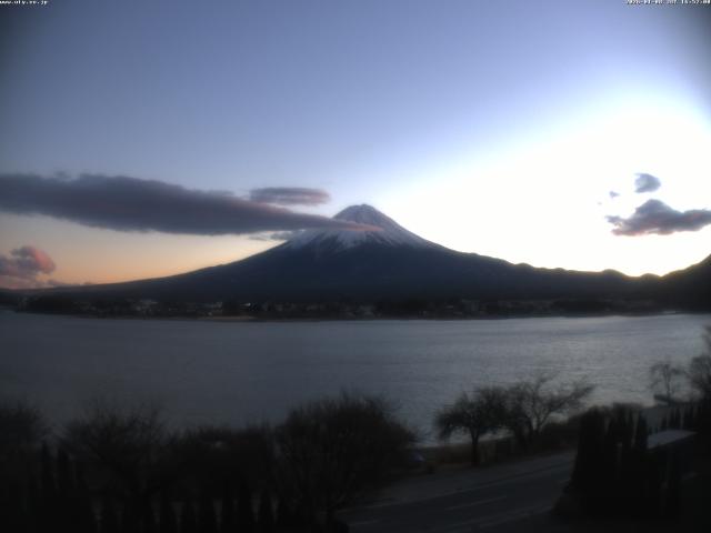 河口湖からの富士山