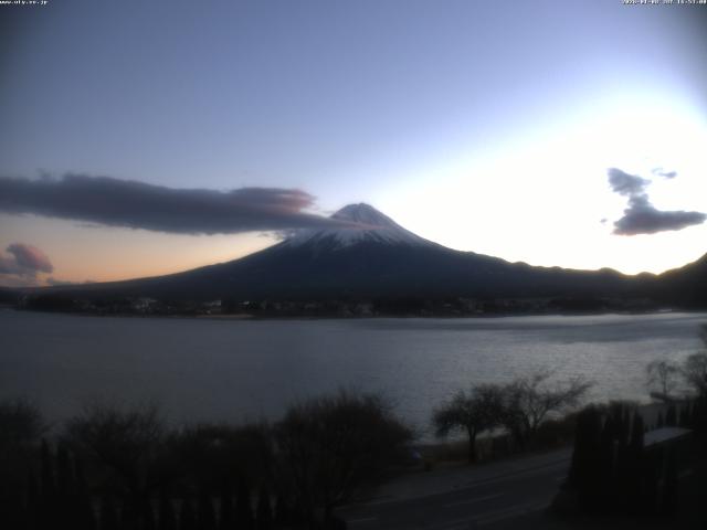 河口湖からの富士山