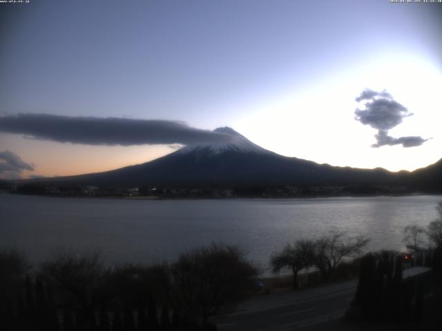 河口湖からの富士山