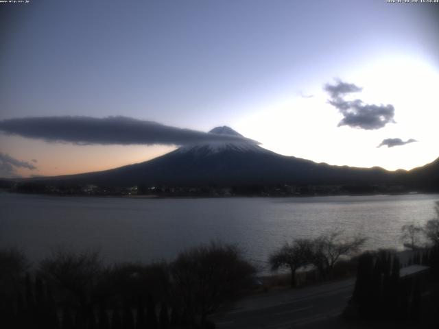 河口湖からの富士山