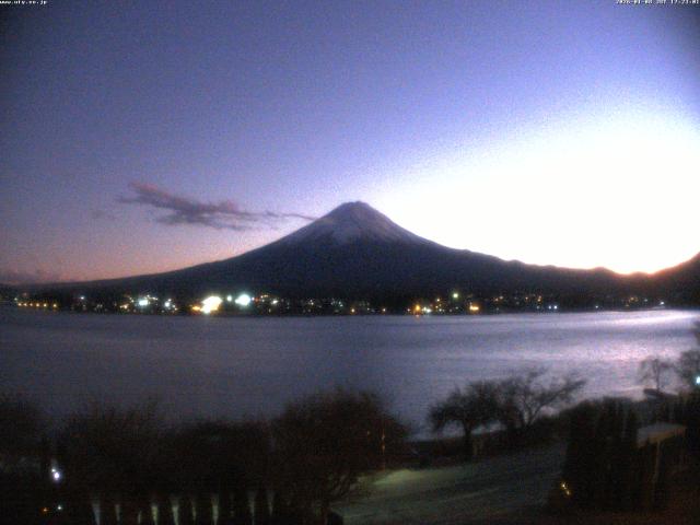 河口湖からの富士山