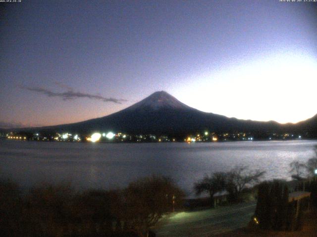 河口湖からの富士山