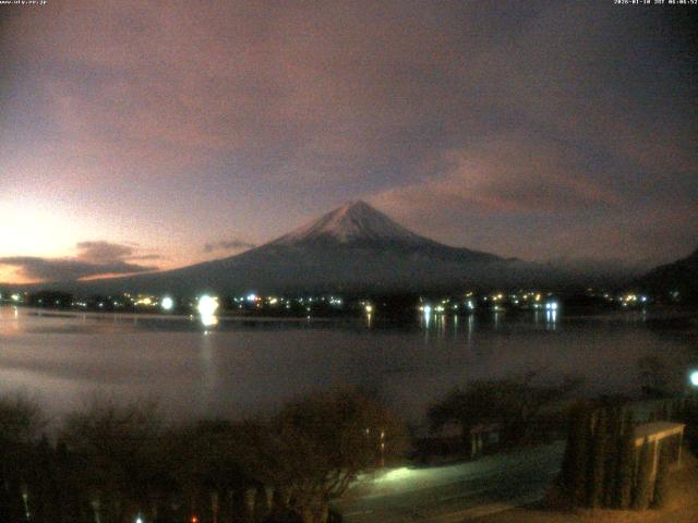 河口湖からの富士山