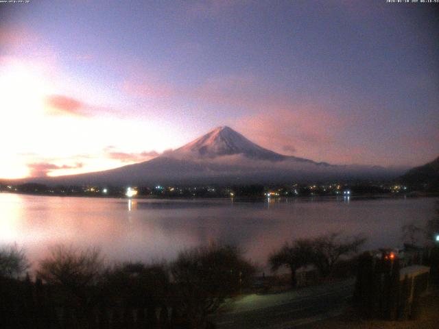 河口湖からの富士山