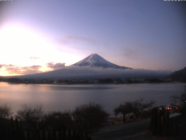 河口湖からの富士山