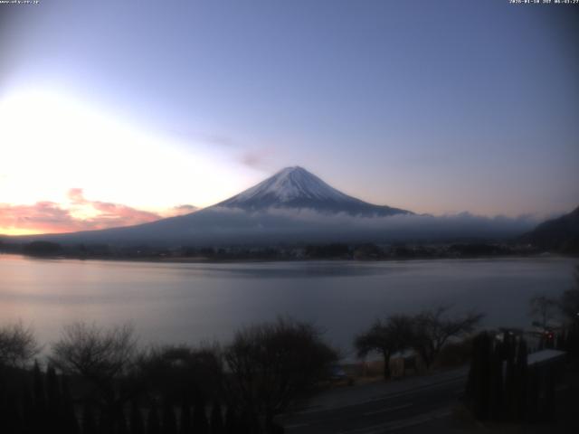 河口湖からの富士山