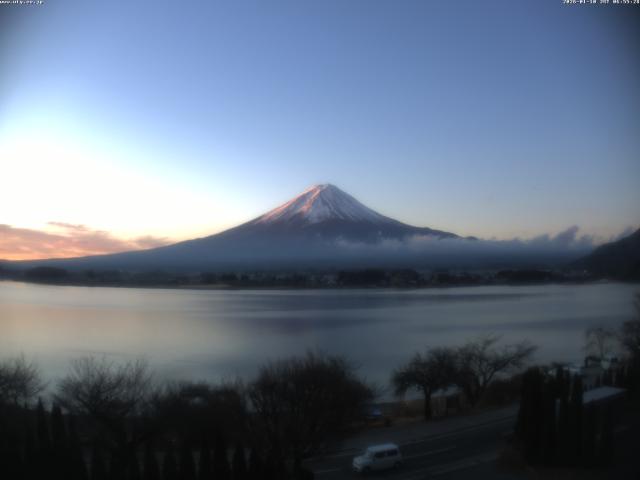 河口湖からの富士山