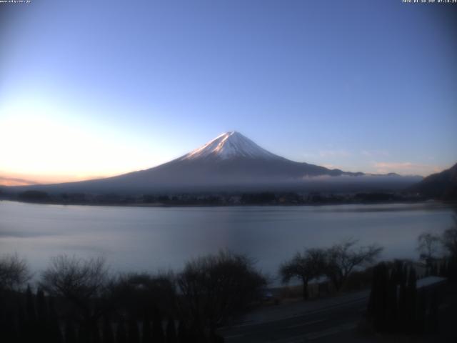 河口湖からの富士山