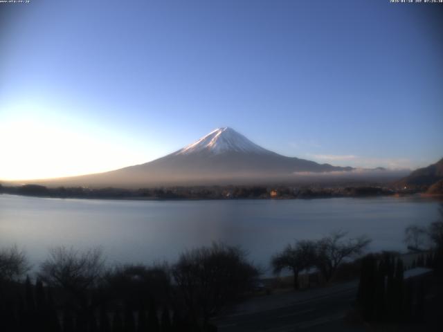 河口湖からの富士山