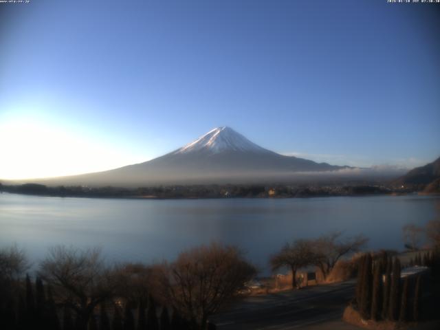 河口湖からの富士山