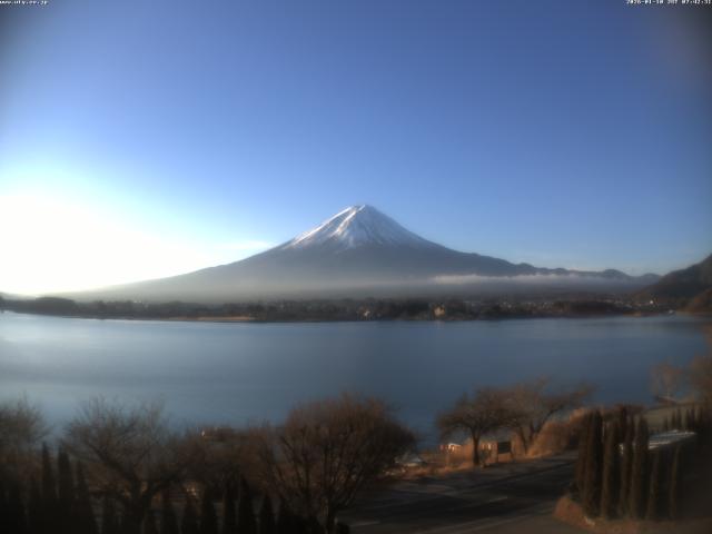 河口湖からの富士山