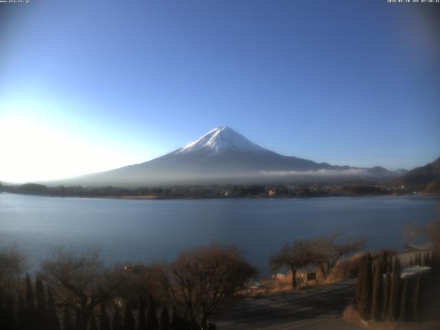 河口湖からの富士山