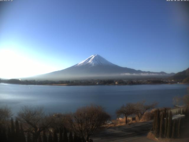河口湖からの富士山