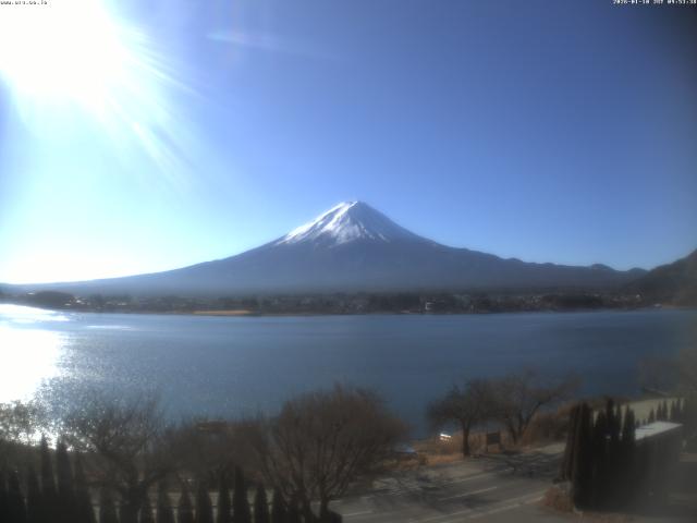 河口湖からの富士山