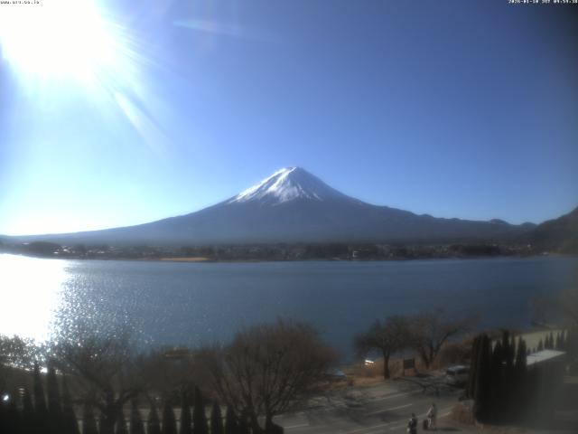 河口湖からの富士山