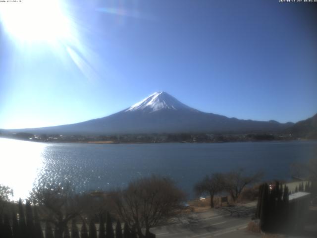 河口湖からの富士山
