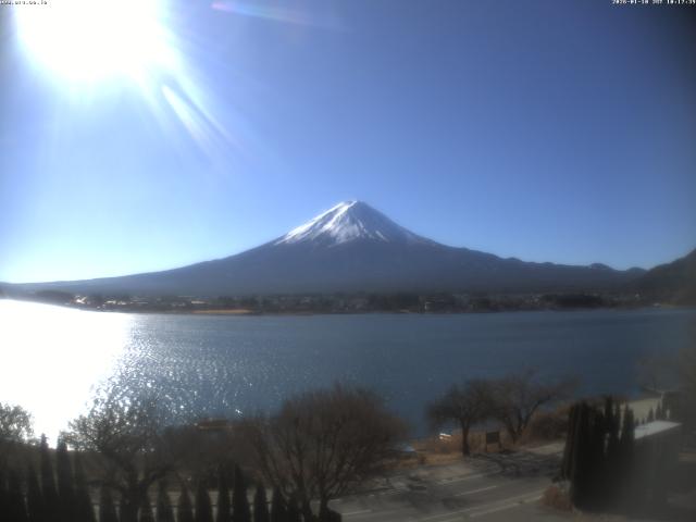 河口湖からの富士山