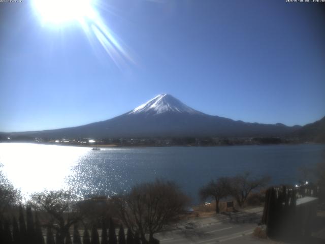 河口湖からの富士山