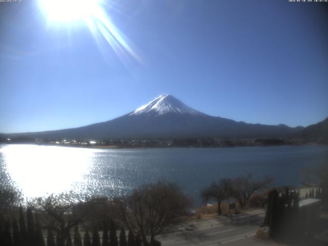 河口湖からの富士山