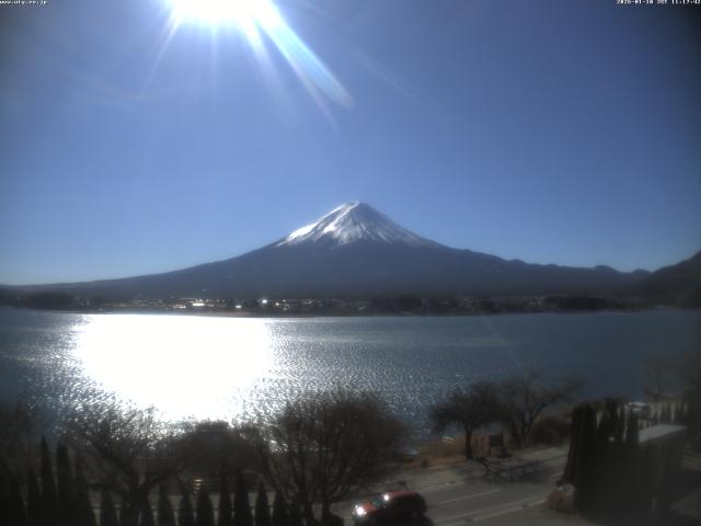 河口湖からの富士山