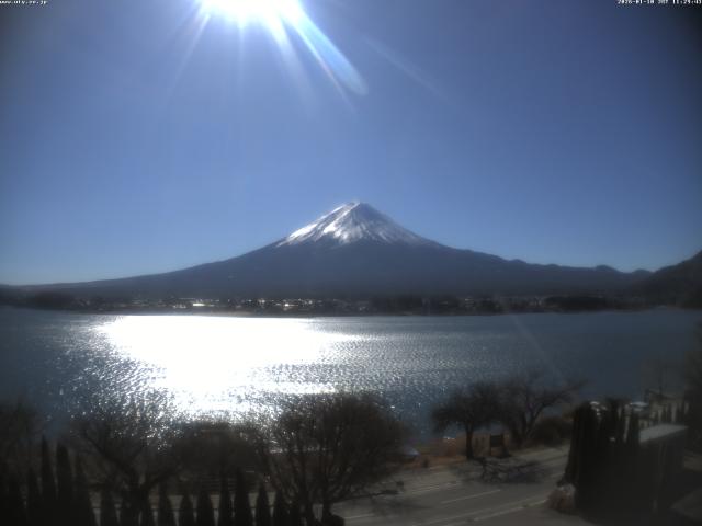河口湖からの富士山
