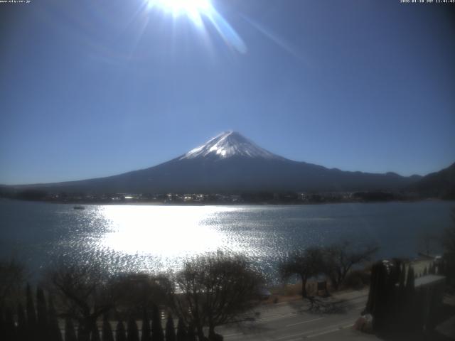 河口湖からの富士山